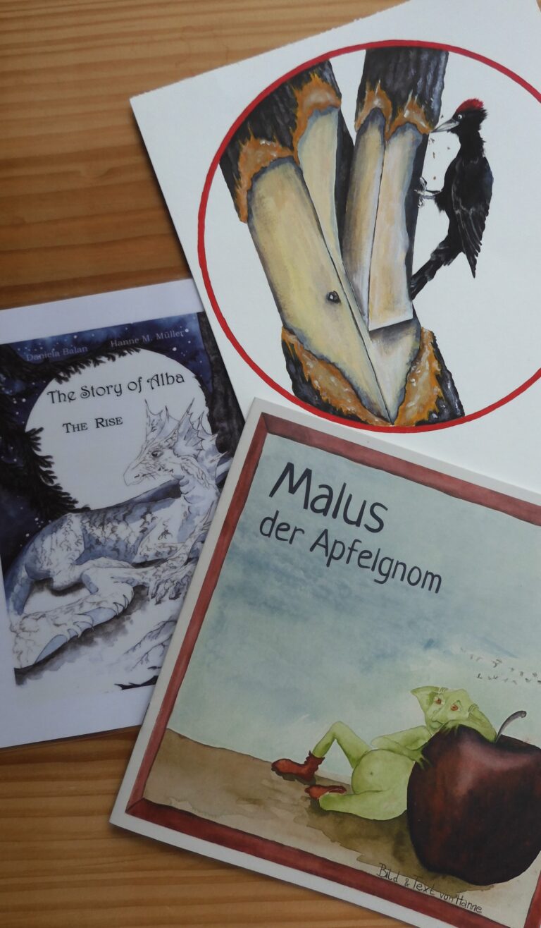 Illustrated books and art projects